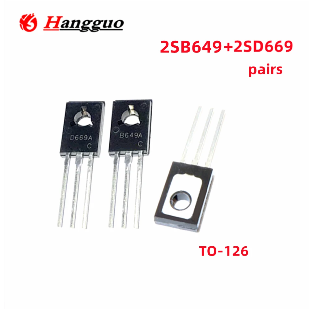 10PCS=5pairs/Lot Original D669A B649A 2SD669A 2SB649A TO-126 Audio Tube Best quality