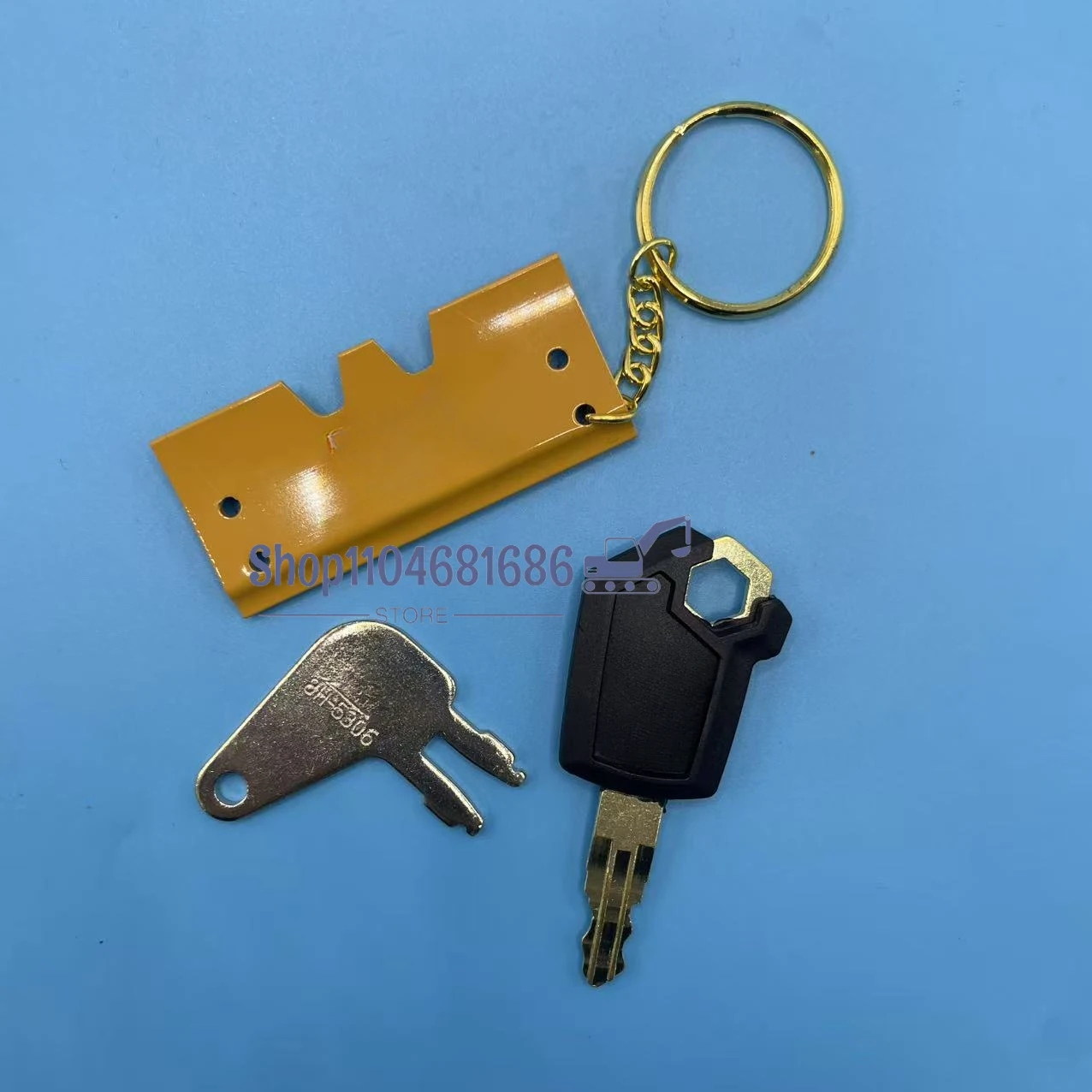 8H5306 5P8500 Portachiavi per attrezzature pesanti per escavatore Portachiavi F0002 Chiavi di accensione con portachiavi a secchio