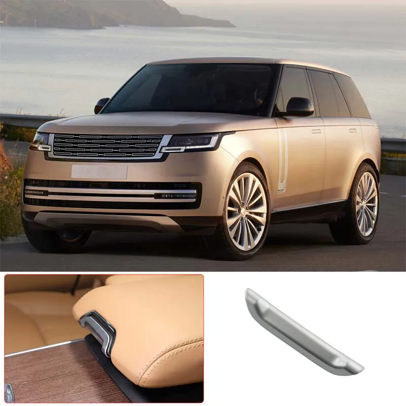 For 2023+ Land Rover Range Rover Sports/Executive Armrest Box Switch Button Decorative Cover ABS Chrome Plated 1pcs