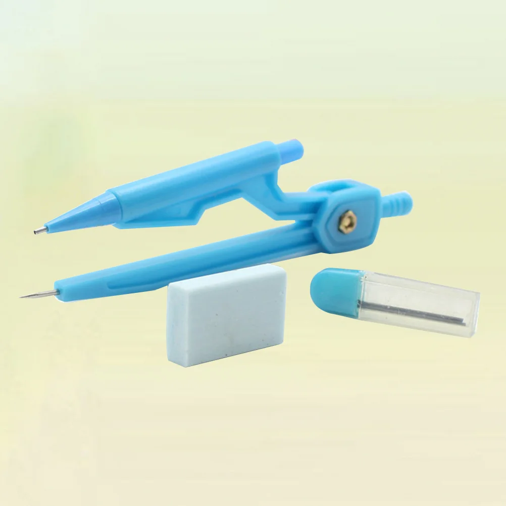 3 Pcs Professional Compass Geometry Precision ABS Compass Propelling Mechanical Pencil Holder for Math Drafting School Students