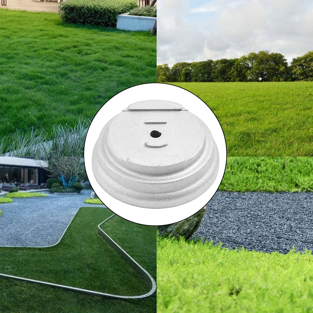 Optimisez vos performances de coupe avec notre accessoire de couvercle en aluminium pour coupe-herbe, design portable et détachable Argent