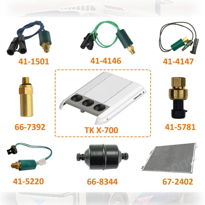 ATV&UTVTK X-700 Refrigeration Unit Parts for Switch Condenser Dryer 41-4146 41-1501 41-5220 41-5781 67-2402 66-8344 41-4147 66-7