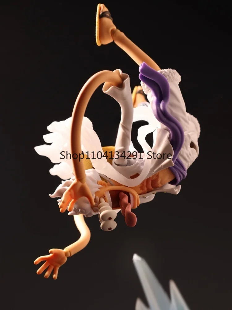 In Voorraad Originele Bandai S.H.Figuarts S.H.Figuarts Anime Monkey D Luffy Gear 5 Nika Een Stuk Action Figure Pvc Model Speelgoed Geschenken