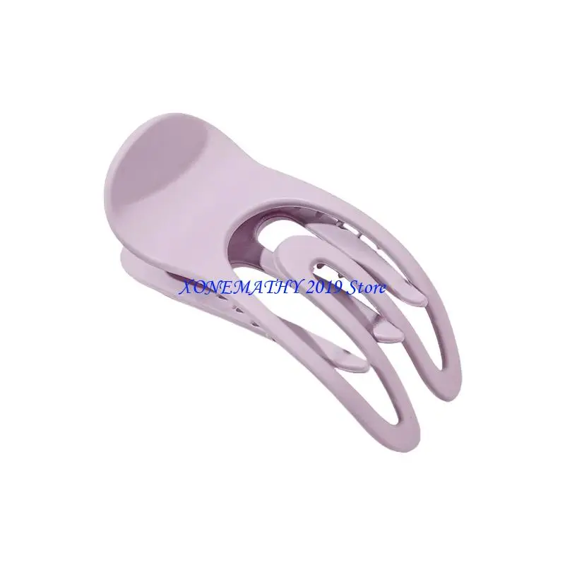 

F42F Уникальная заколка для волос, большая коричневая заколка для волос, украшение для волос, элегантная широкая заколка для для