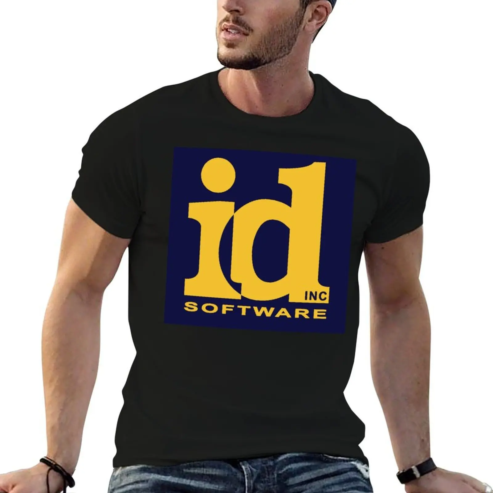 

ID SOFTWARE LOGO T-Shirt anime t shirts for man t shirts designer T-Shirt