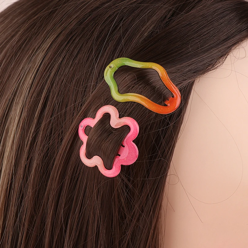 

Cute Luminous Star Shape Hair Clips For Girls Children Lovely Hair Decorate Hairpins Kids Hair Accessories