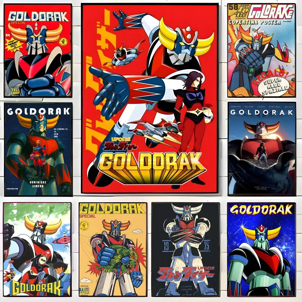 Mecha Animation G-Goldorak Poster Wall Art Print Decorative Mural Home Decor Gift Unframed