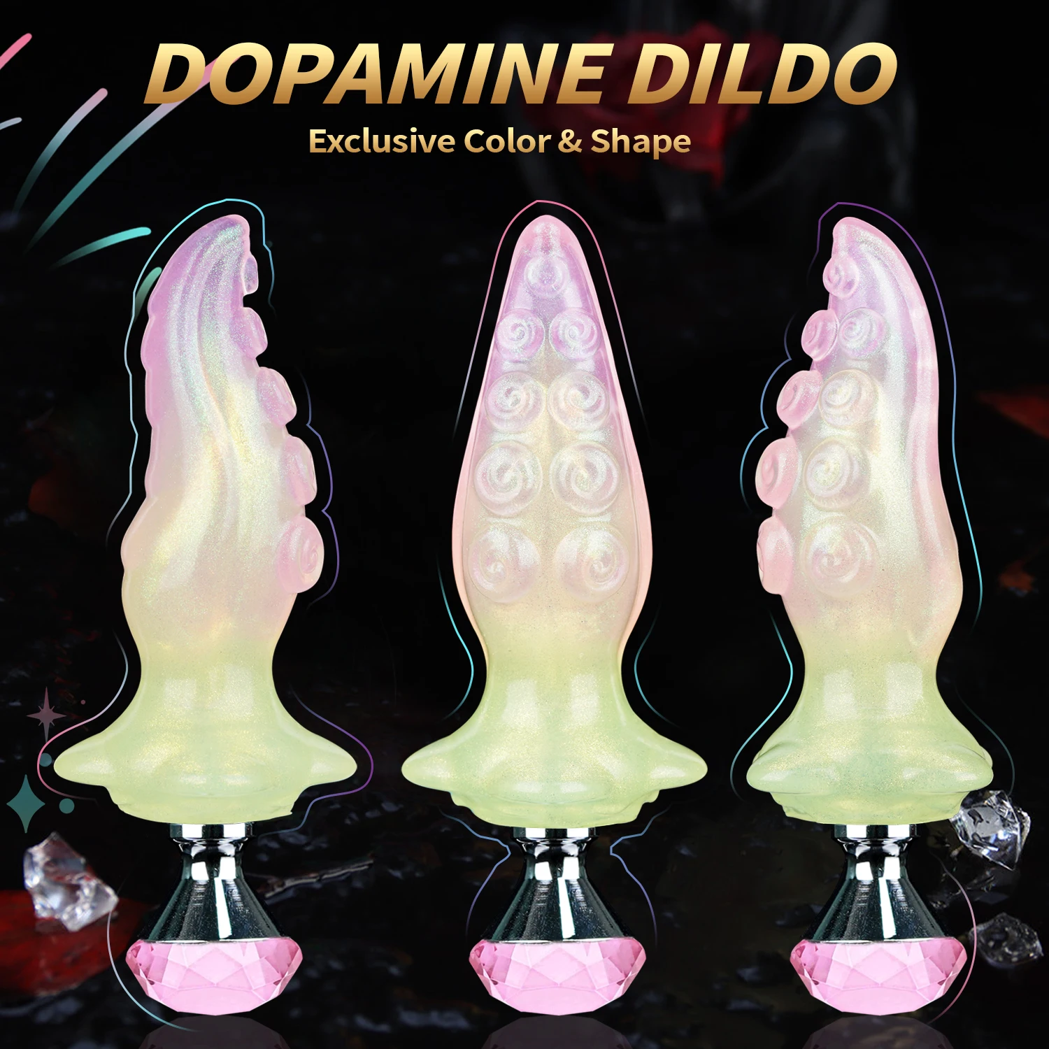 Portable Animal Anal Plug Octopus Tentacle Butt Plug G-Spot Orgasm Anal Masturbation Anal Plug Sex Toys For Men Women Adult Toys
