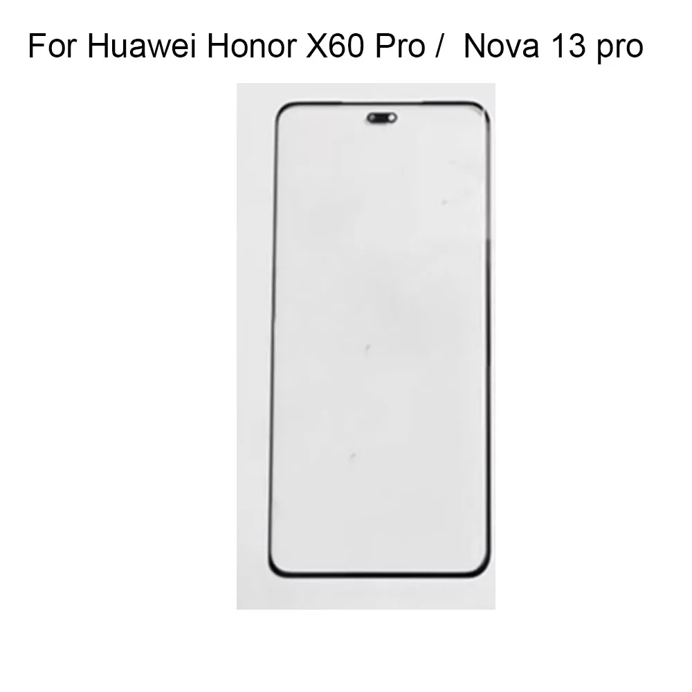 For Huawei Honor X60 Pro Nova 13 Pro Front LCD Glass Lens touchscreen Touch screen Panel Outer Screen Glass without flex