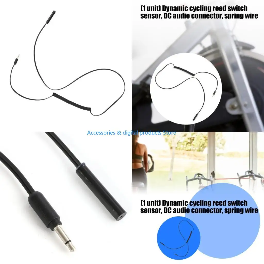 77JD Stretchable Music Cable Exercise Bike Sensors Cable With Sensors Technology