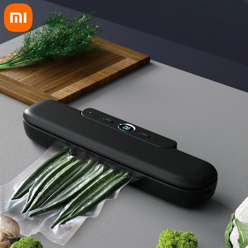 

Xiaomi Youpin Automatic Vacuum Sealer Machine For Food Storage With 10pcs Free Food Saver Bags VSealing Machine for Vacuum Pac