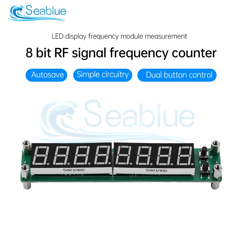 Imagem -04 - Signal Frequency Counter Medidor Tester Digital Canais Dígitos 20mhz2400mhz 2.4ghz 20mhz1200mhz 1.2ghz dc 8v15v rf