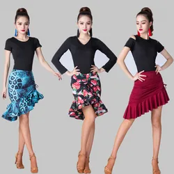 Skirt Hip-covering Fishtail Skirt Bottoms Strappy Skirt New Female Adult Latin Dance Wear Standard Ballroom Dresses for Women