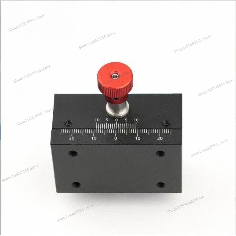 For 40 Stroke Slider Gear Rack Manual Fine Adjustment Small Precision Dovetail Groove Sliding Table