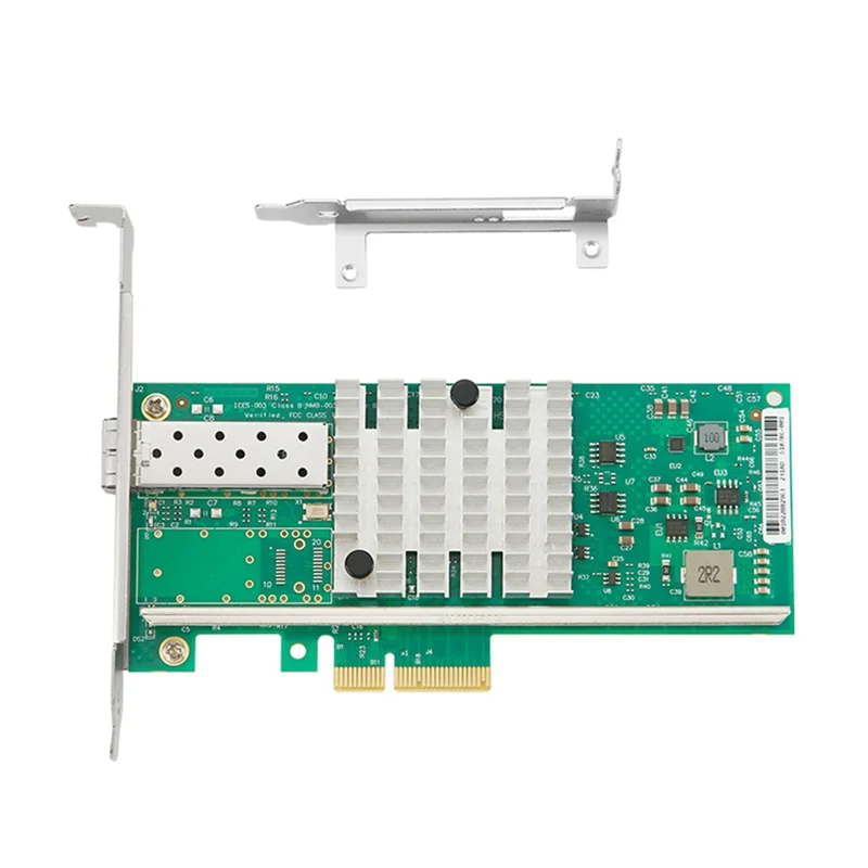 Pcie X4 Single Port 10G SFP+ Network Card X520-DA1 82599EN 10Gbe NBBASE-T NIC Fiber Adapter For Windows Linux Servers