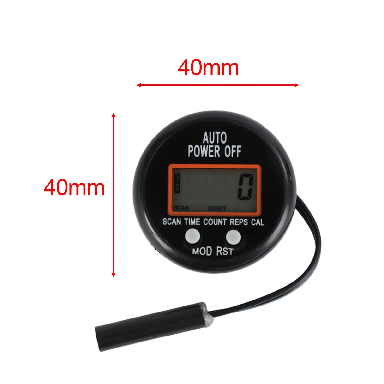 Monitor Speedometer Scan, Time, Count, Times, Calories Riding Counter for Exercise Bike Stepper Strength Training Apparatus