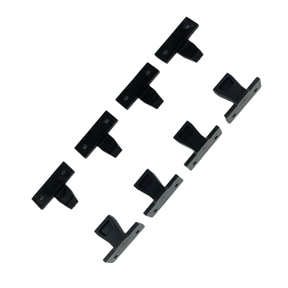 Clips Bracket Kitchen Panel Plinth Press Fit 20kg 4 Pack ABS Black Clips Fasteners Fittings High Quality Materials