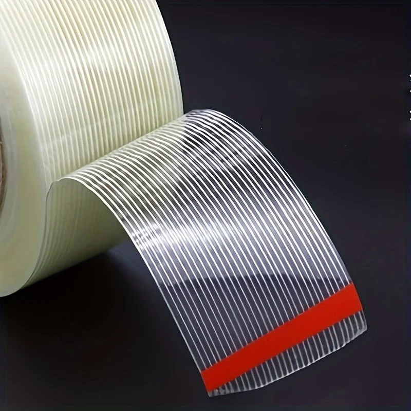 Fiberglass Reinforced Striped Adhesive Tape Super Durable High Tensile Strength Repair Tape For DIY Toy Airplane Model Making