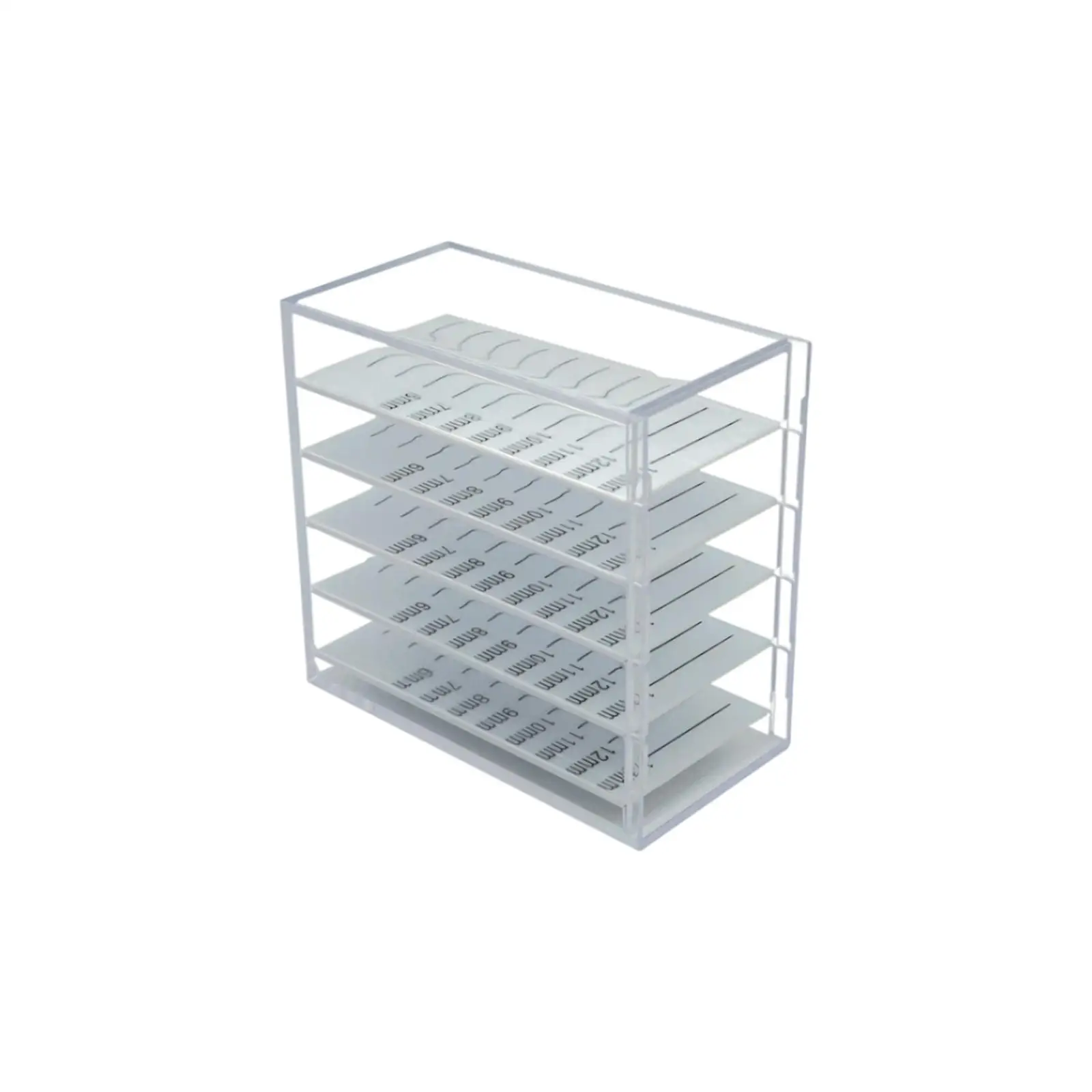 Boîte de rangement de cils en acrylique, organisateur multicouche, conteneur de cils réutilisable, tiroirs pour outils d'extension professionnels