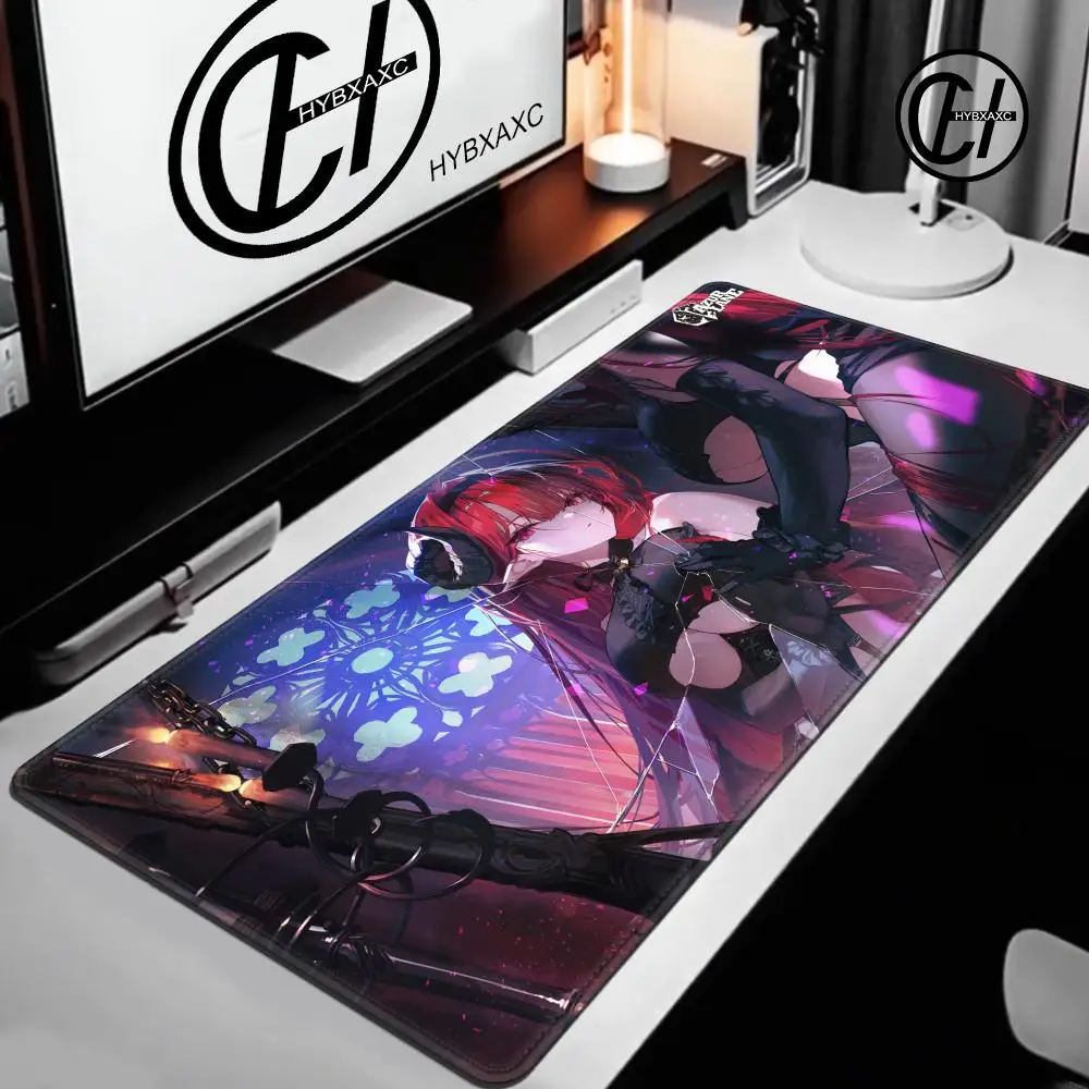 Azur Lane Hindenburg XXL Large Mousepad HD Printing Rubber Keyboard Pad Gaming Accessiories Student Writing Pad