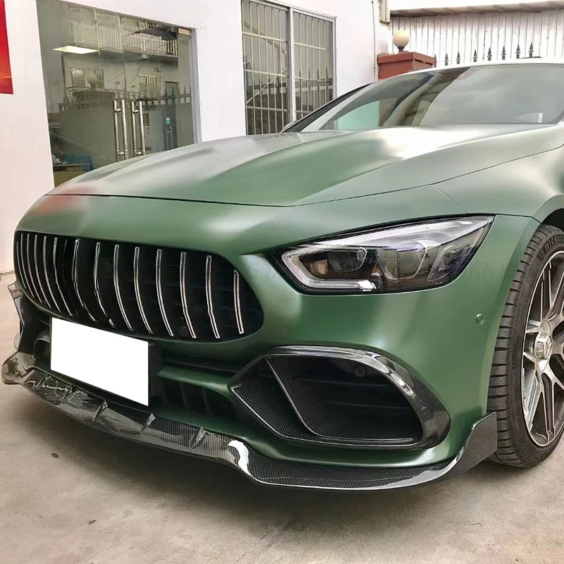 For Mercedes-Benz AMG GT50 GT53 Carbon Fiber Modified Front Shovel Side Skirt Rear Lip Tail Trend Small Surround