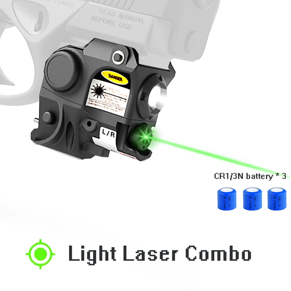 

Tactical Laser Light for Airsoft Taurus, Picatinny Rail, CL1, G2c, G3C, Glock 17, 19, 20mm