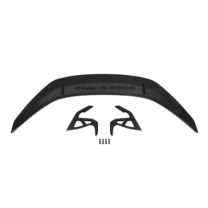A Style Rear Spoiler Dry Carbon Fiber Fixed Wing Rear Spoiler Car Modification Decoration for  M4 G82