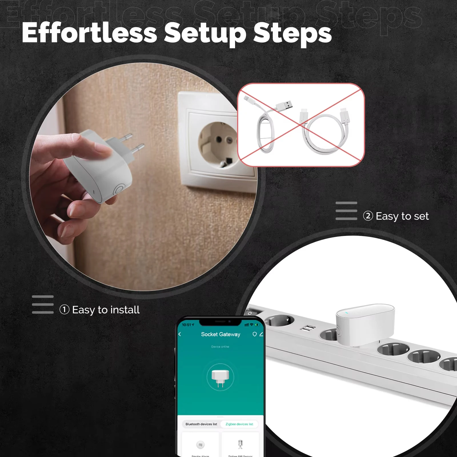 MOES Tuya Multi-modo ZigBee Bluetooth BLE Mesh Gateway Soquete UE Smart Hub permitir mais de 100 sub-dispositivos Smart Life App Controle Remoto