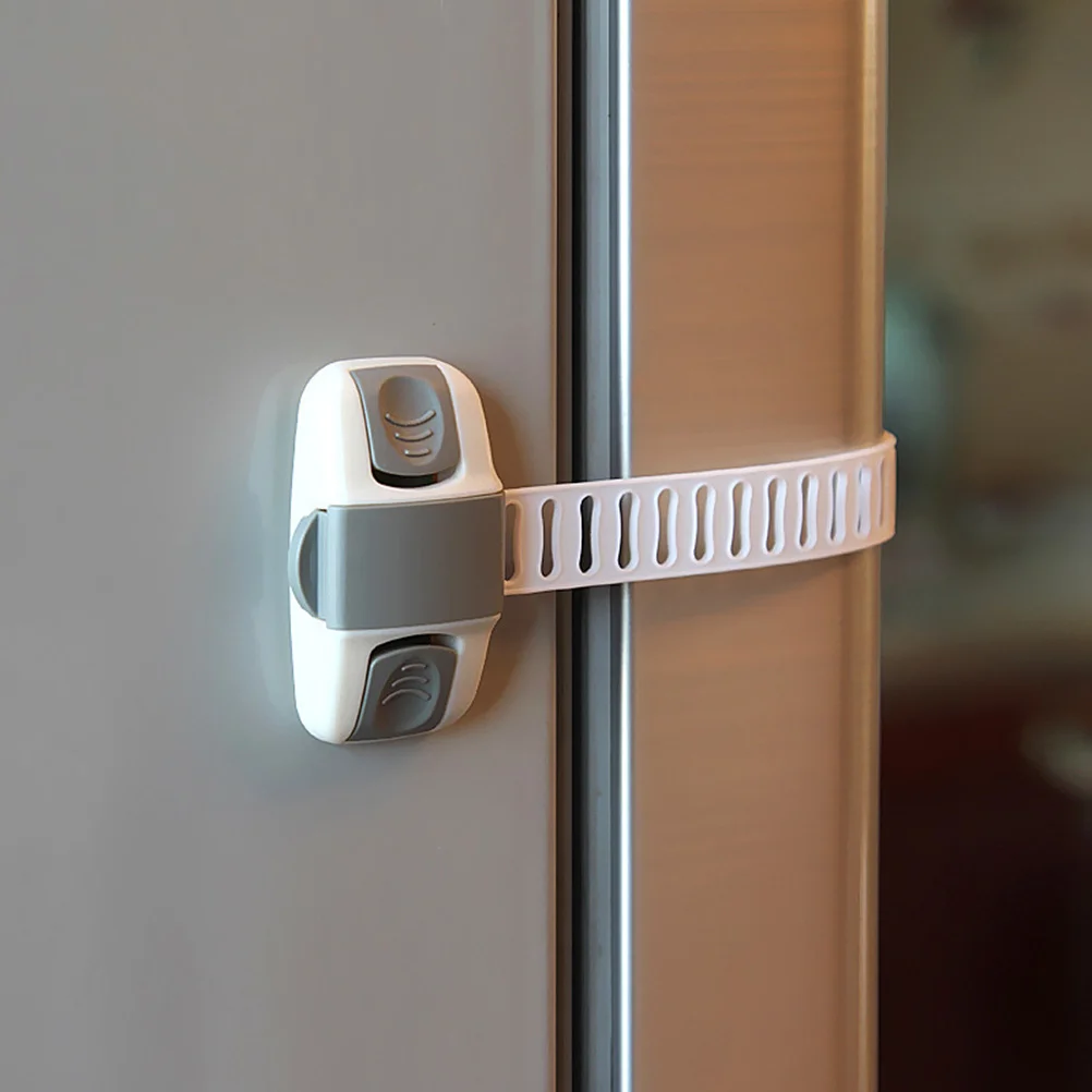 

8Pcs Safety Lock Child Security Multifunction Protective Wardrobe Baby Hand Secure Device Grey Child Security Lock