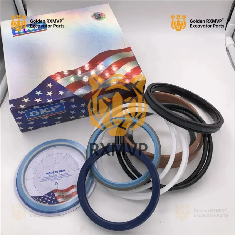 For Excavator For Skf Cylinder Oil Seal Repair Kit Stamp Replacement Excavator