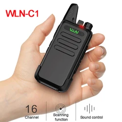 1/2/4 PCS WLN C1 Walkie Talkie UHF 400 470MHz Long Range Two Way Ham Radios Transceiver for Baofeng Hunting Hotel Walkie-talkie