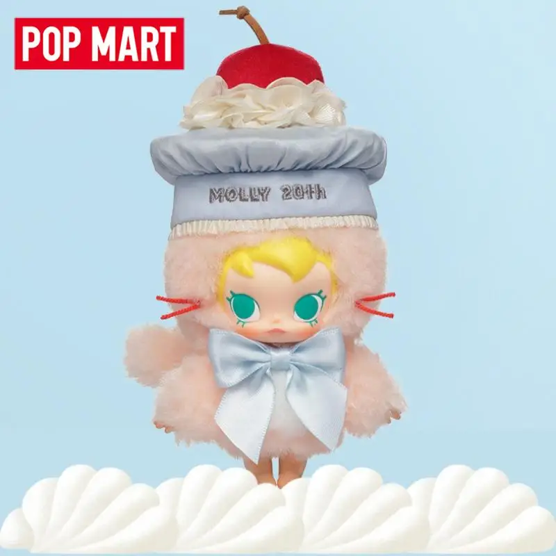 

POP MART Baby Molly 20th Anniversary Vinyl Plush Blister Pack Blind Box Mystery Box Toys Kawaii Ornaments Figurines Home Decor