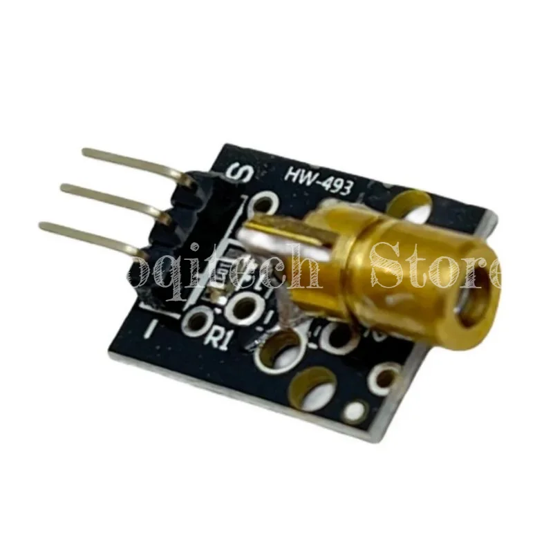 Módulo de Sensor láser para Arduino, diodo de punto rojo, cabezal de cobre para módulo transmisor, piezas, 650nm, 6mm, 5V, 5mW, 1-50 KY-008