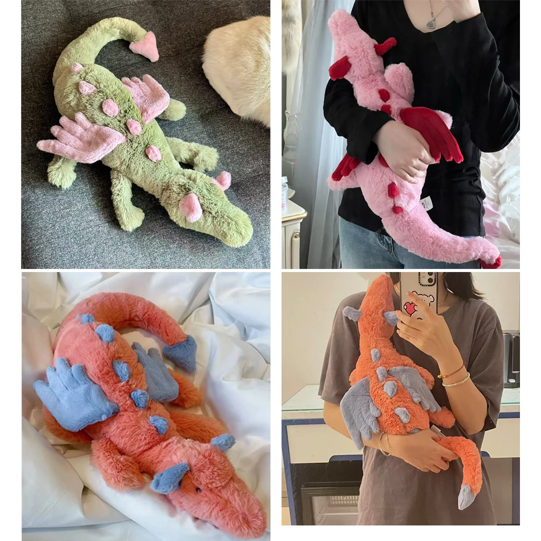 55cm Jc Feixin Dragon Matcha Dragon And Purple Dragon Keychain Plush Toy Cute And Soothing Companion Plush Toy Holiday Gifts