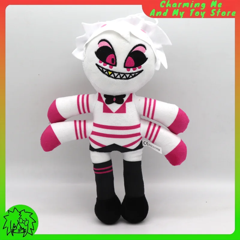 

В наличии Hazbin Hotel Vox Angel Dust Alastor плюшевые игрушки аниме периферийные мягкие игрушки украшения коллекционные предметы праздничный подарок