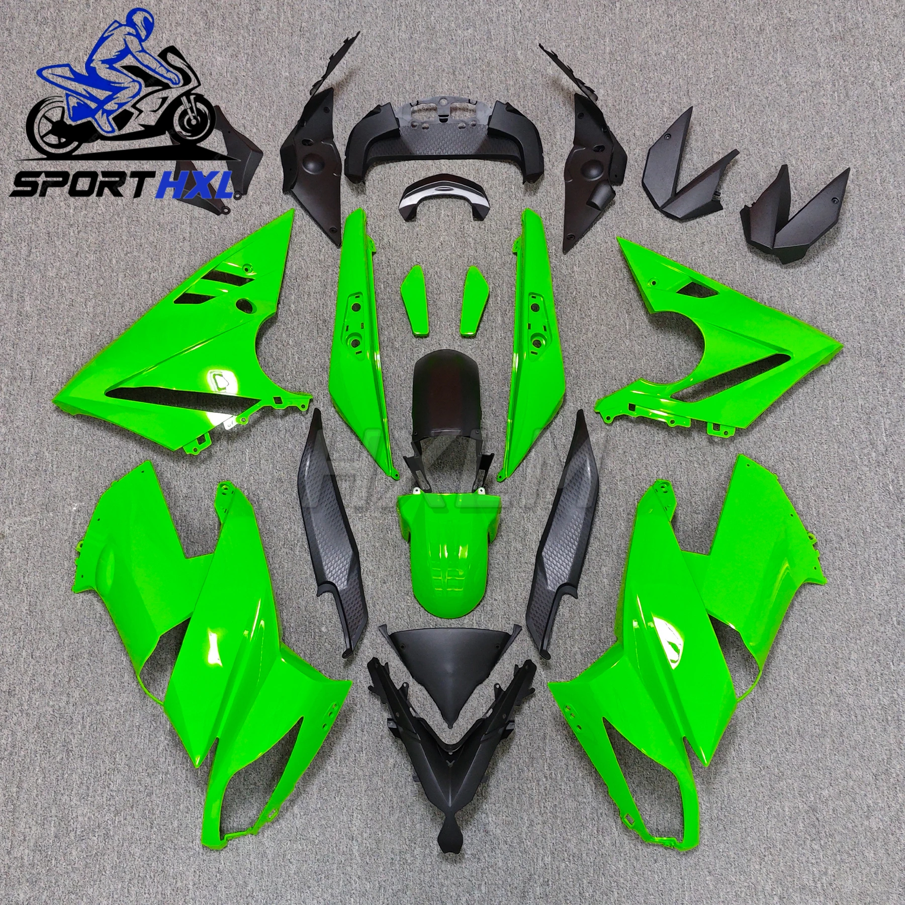 2009-2011 Carbon Full Body Kits for ER6F 09-11 Blue Fairing for Kawasaki ER6F 2010 Fairings and 2011new 2010
