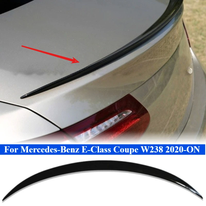 

For Mercedes-Benz E-Class Coupe W238 2020-ON Rear Trunk Lip Spoiler Small Wing Gloss Black Car Exterior Modification Accessories