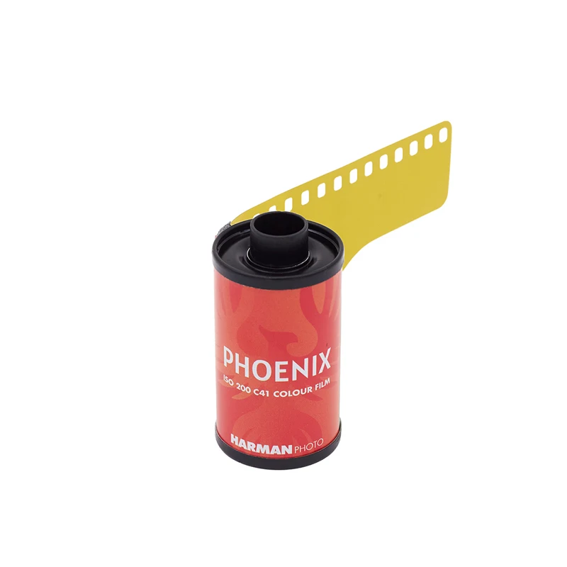 1-5ROLOS Rolos HARMAN PHOENIX 200 Harman Photo 135 Filme colorido ISO 200 Negativo 36EXP C41 Processo (Data de validade: 2026)