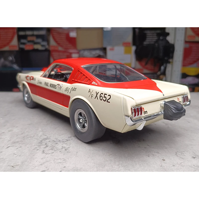 ACME Diecast Alloy 1:18 Scale Ford Mustang 1965 A/FX Racing Cars Model Adult Toys Classic Ornaments Souvenir Gift Static Display