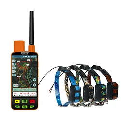 Hunting Dog GPS Locator Training Collar Big Screen, Waterproof, Dual-Thread Data System