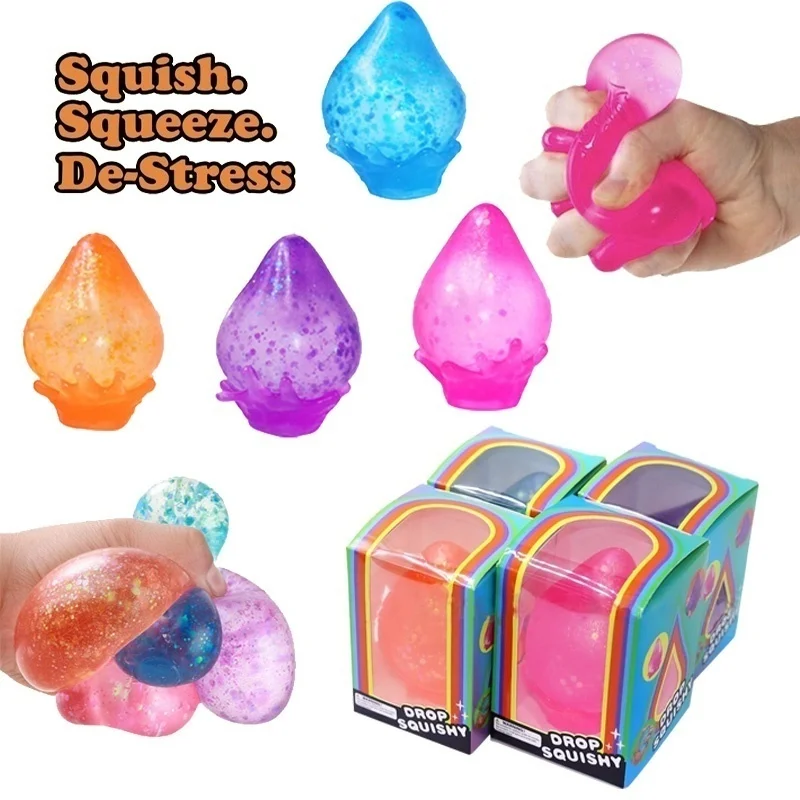 Schylling Needoh Maltose Dream Drop Cube Gumdrop Jellyfish Full Set Translucent Slow Rebound Stress Release Play Decorations - view 3
