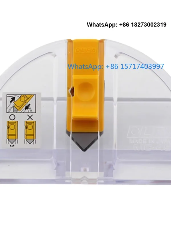

Japanese OLFA paper cutting machine, 45 degree paper cutting blade, oblique edge cutting blade, art knife MC45