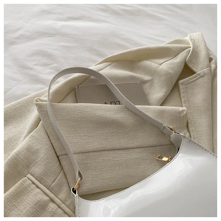 Neue, schlichte, lässige Damen-Unterarmtasche, ausländische Textur, kleine quadratische Handtasche, modische, vielseitige Umhängetasche für Pendler – Detail 21