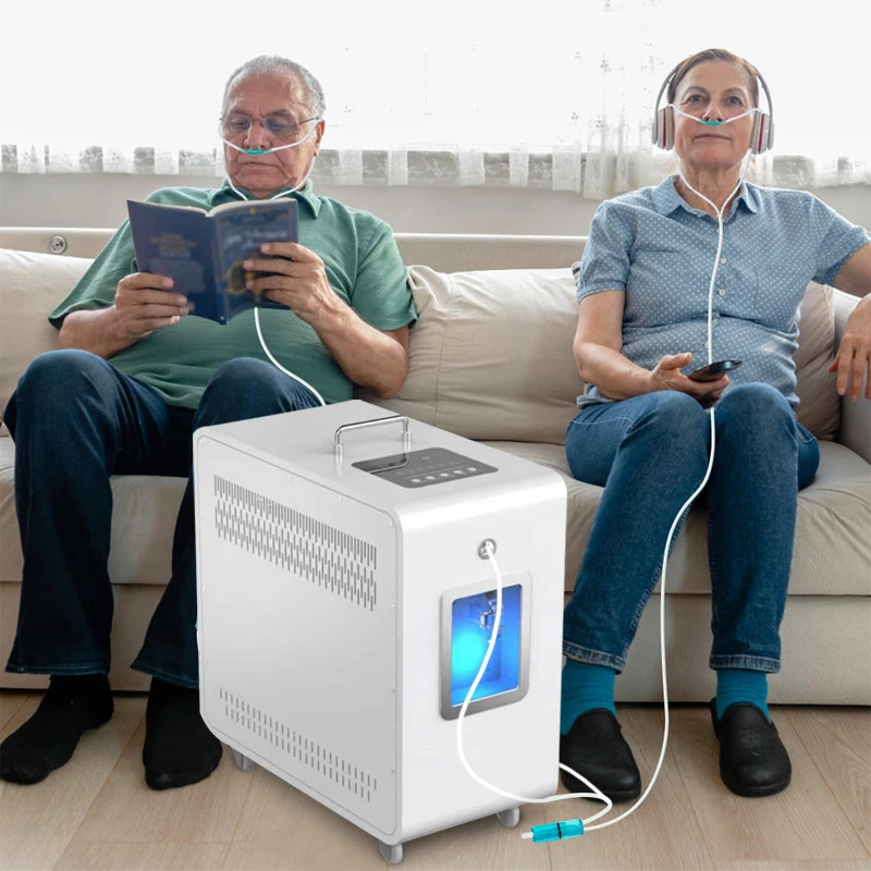Hydrogen Inhalation H2 O2 SPE Electrolysis Water Quiet High Purity Oxygen Hydrogen Generator H2 Molecular Absorption Machine