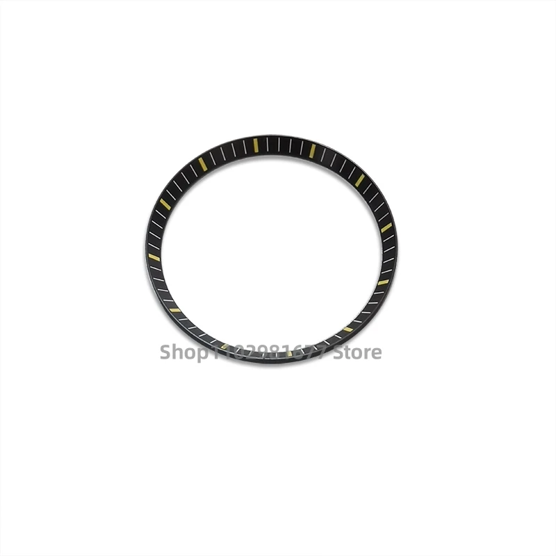 SKX007 SKX009 30.5mm Copper Black Blue Chapter Ring White Scale Index Fit For SEIKO SKX007 SKX013 NH35 NH36 Movement