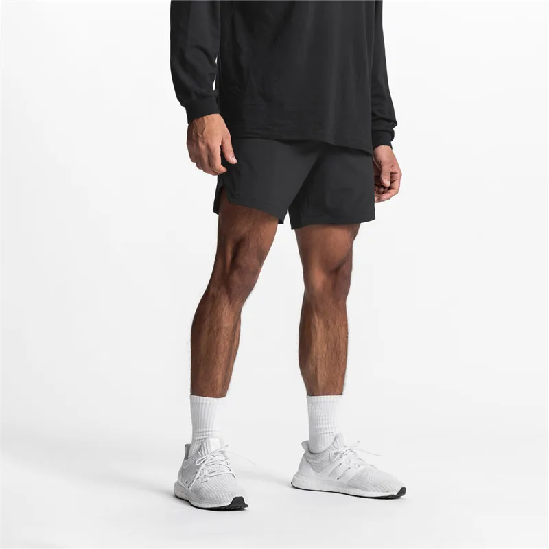 Men Hot Shorts Light Weight Thin Short Pants Running Squat Fitness Mens Gym Wear Quick-drying Male Drawstring Shorts