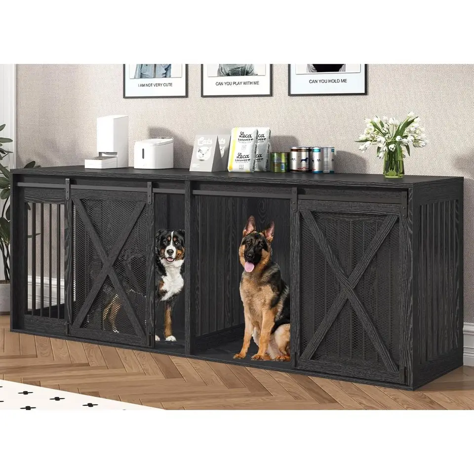 XXXL Heavy Duty Double Dog Crate Furniture
