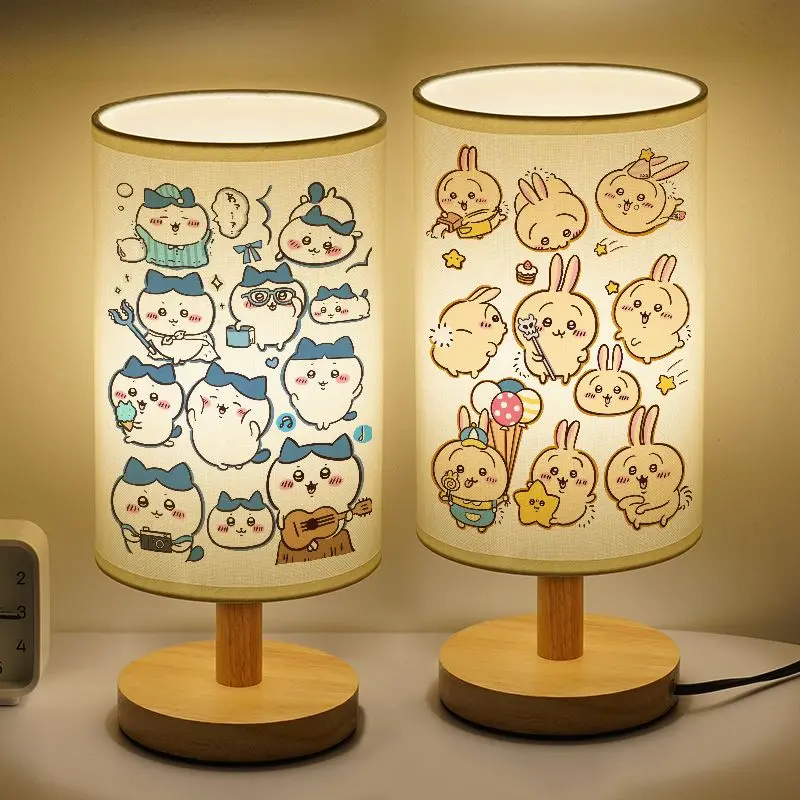 Chiikawa,Hachiware,Usagi Cute Cartoon LED Night Light Desk Lamp Creative Bedside Lamp-In Stock