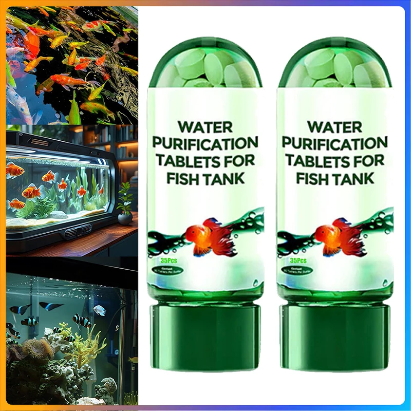 Orde Items Powerful Aquarium Water Purification Tablet 2025 New Portable Water Purification Natural Static Remover For Dryer