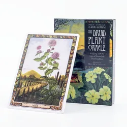 The Druid Plant Oracle 39-Card Deck Magical Flora of the Druid Tradition Piękne ilustracje Wróżenie Gra planszowa